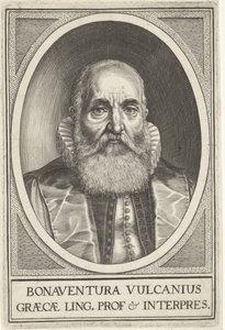 Porträt von Bonaventura Vulcanius von Willem Isaacsz. van Swanenburg