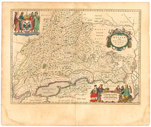 Karte von Russland aus: Theatrum Orbis Terrarum..., 1645
