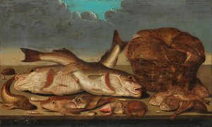 Stillleben mit Fisch
