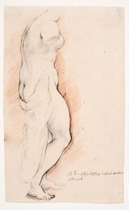 Venus. Antike Statue von rechts gesehen