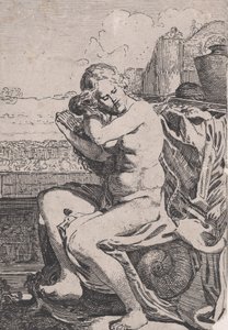 Bathseba kämmt ihr Haar, ca. 1615 von Willem Pietersz. Buytewech