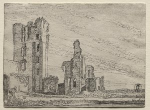 Ruinen der Burg Huys Te Kleef bei Haarlem