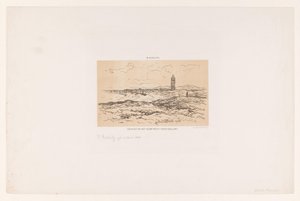 Ansicht des Dorfes West-Terschelling von Willem Roelofs (I)