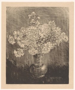 Chrysanthemen in einer Vase