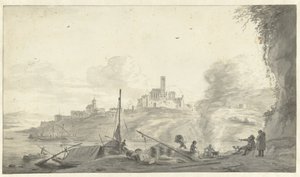 Italienische Landschaft von Willem Schellinks