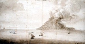 PD.703-1963 Ansicht von Stromboli, c.1661-5 von Willem Schellinks