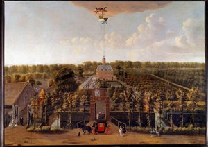 Ansicht des Anwesens Munnikenhof in Zeeland (Niederlande)