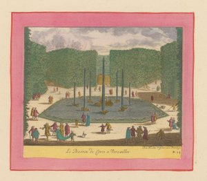 Becken und Brunnen der Ceres in den Gärten von Versailles