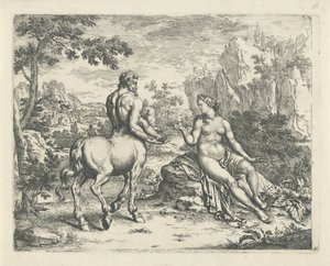 Ocyrhoë prophezeit das Schicksal von Chiron und Asclepius von Willem Van Mieris