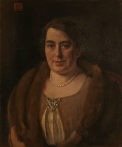 Adèle van Meekren, die zweite Ehefrau von Andries van Wezel