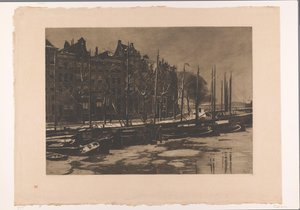 Binnenkant, Amsterdam, mit Schnee