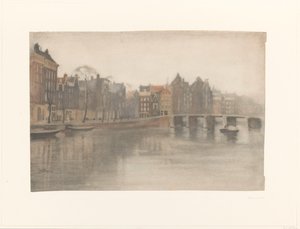 Die Alte Waal in Amsterdam von Willem Arnoldus Witsen