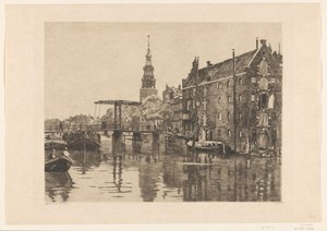 Ansicht einer Brücke bei Lagerhaus Schweden in Amsterdam