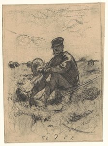 Sitzender Schäfer