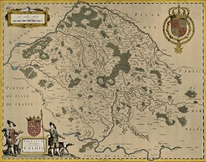 Karte von Valois