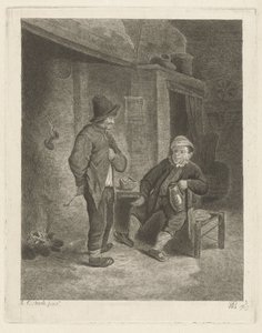 Interieur mit Bauern