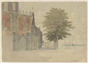 Die Groothoofdspoort in Dordrecht von Willem de Haas Hemken
