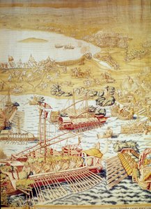 Eroberung von Tunis durch Kaiser Karl V.: Die Belagerung von Golette im Jahr 1535 (Detail)