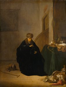 Der Goldwäger, ca. 1635-1640 von Willem de Poorter