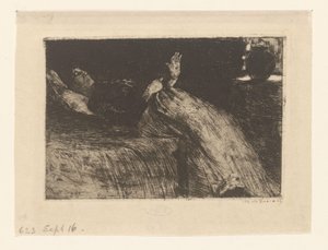 Liegende Frau von Willem de Zwart (signed by artist)
