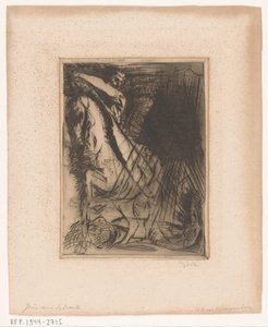 Sankt Georg und der Drache von Willem van Konijnenburg (signed by artist)