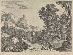 Landschaft mit den Emmausjüngern