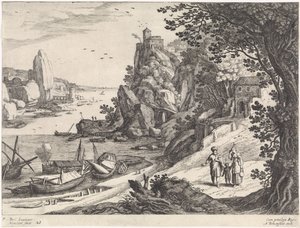 Landschaft mit der Vertreibung von Hagar und Ismael