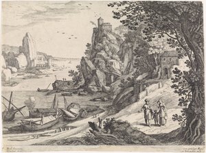 Landschaft mit der Vertreibung von Hagar und Ismael
Italienische Landschaften (Serientitel)
