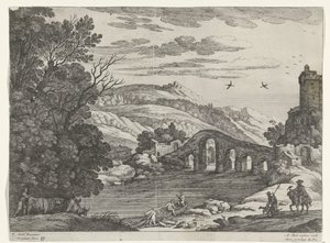 Landschaft mit einem Fluss