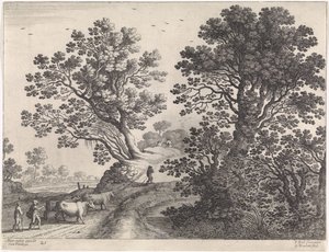 Landschaft mit Kuhhirten