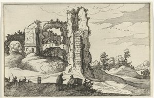 Ruine mit einem Tor von Willem van Nieulandt (II)