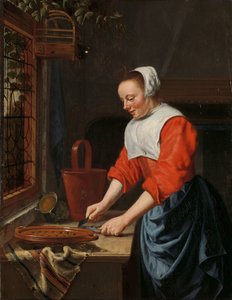 Das Dienstmädchen von Willem van Odekercken (attributed to)