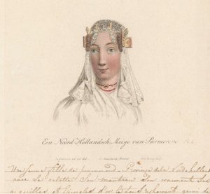 Kopfbedeckung eines Mädchens aus Purmerend, 1816