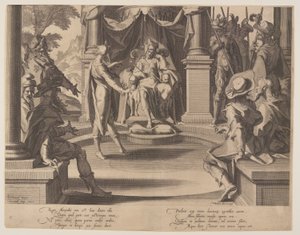 Alexander der Große als Richter, Platte 10 aus Throne der Gerechtigkeit (Thronus Iustitiae)
