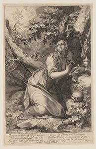 Magdalena, aus Sündern des Alten und Neuen Testaments von Willem van Swanenburgh