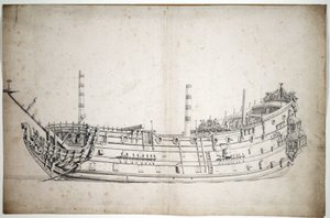 Porträt des Schiffes 