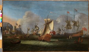 König Wilhelm III. vor der Küste Irlands, Juni 1690
