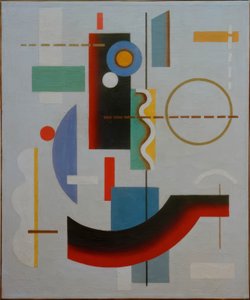 Geometrische Schwebeform von Willi Baumeister