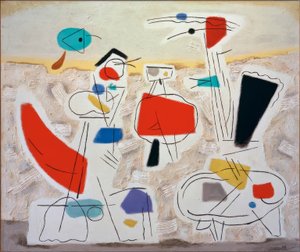 Heitere Landschaft II von Willi Baumeister