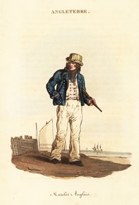 Britischer Matrose in Lord Nelsons Marine