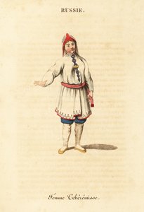Sommerkleid einer Mari-Frau