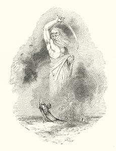 Händler und Dschinn (Gravur) von William (after) Harvey