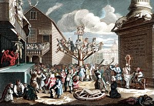 Emblematischer Druck des Südsee-Schemas