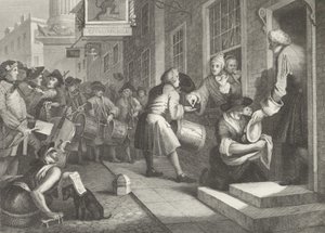 Goodchilds Hochzeitstag von William (after) Hogarth
