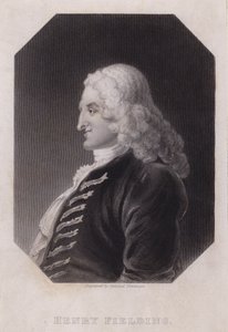Henry Fielding, englischer Schriftsteller und Dramatiker von William (after) Hogarth