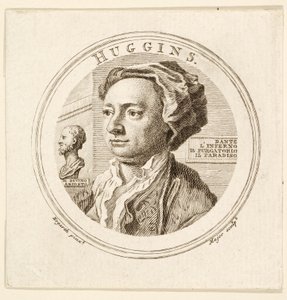 Porträt von William Huggins, veröffentlicht 1760 von William (after) Hogarth