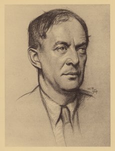 Porträt von Walter de la Mare von William (after) Rothenstein