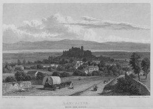 Lancaster, von Süden von William (after) Westall