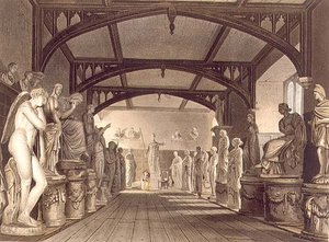 Die Statuengalerie, Illustration aus der 