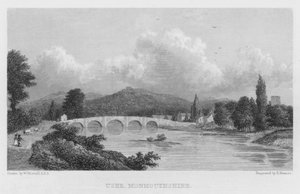 Uske, Monmouthshire von William (after) Westall